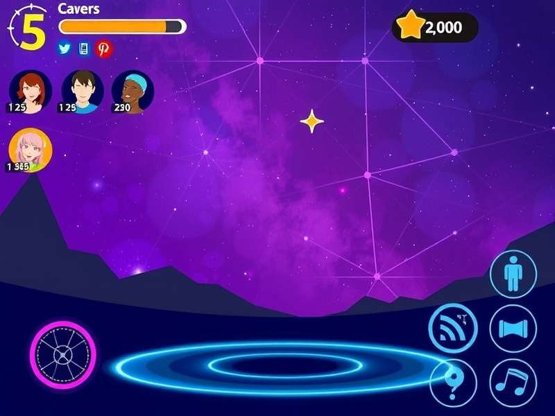 Cosmic Dance Challenge Gameplay Screenshot
